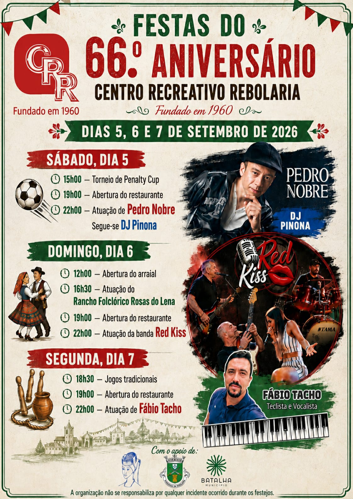 Cartaz de Festas do 66.º Aniversário